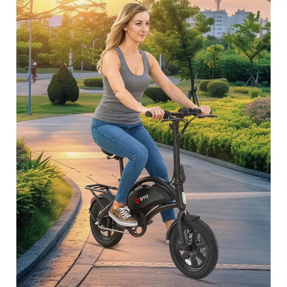Bicicleta eléctrica para adultos D3F MINI: neumático de 14" | Batería 36V 7,8Ah 7/13
