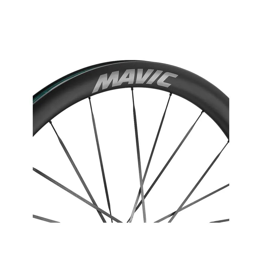 Roue de vélo de route Mavic Comete 45 Cl Disque Tubeless Srebrny 3/8
