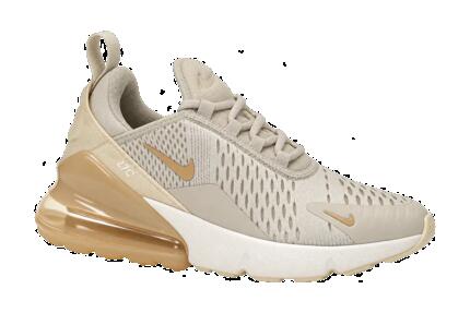 Mujer - zapatillas - brillantes - Nike Air Max 270 - blanco, sésamo