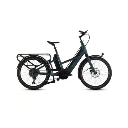 Vélo de ville Cube Longtail Hybrid 800 Wh Vert Royal/Noir