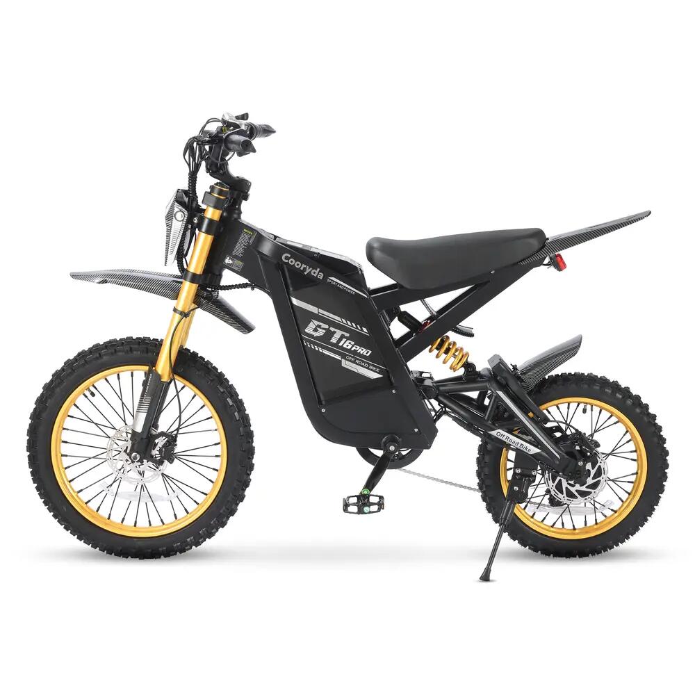 GT16 Pro - Fatbike électrique - 16 pouces - 250W - 7 vitesses - Or 4/4