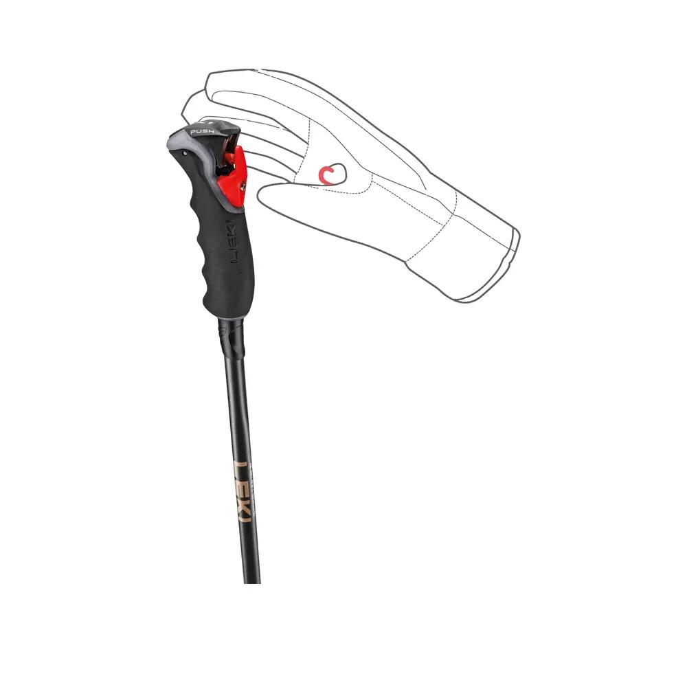 Ski Poles Leki Artena Airfoil 3D Black 6/8