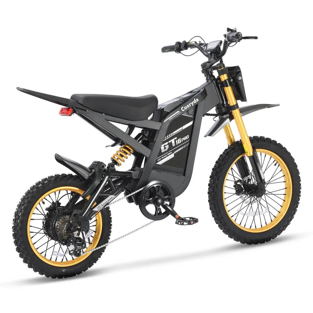 GT16 Pro - Fatbike électrique - 16 pouces - 250W - 7 vitesses - Or 3/4