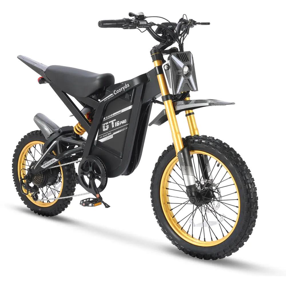 GT16 Pro - Fatbike électrique - 16 pouces - 250W - 7 vitesses - Or 2/4