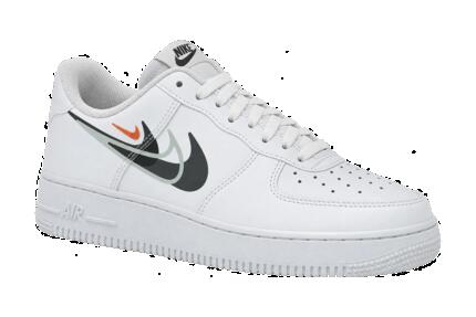 Zapatilla deportiva de hombre - Nike Air Force 1 '07 - Multi Swoosh - Blanco