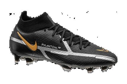 Botines fútbol hombre Nike Phantom GT2 DF Elite FG negro dorado