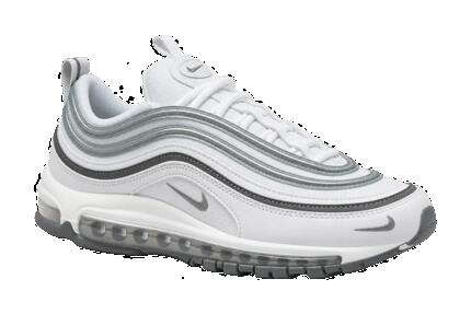 Zapatillas hombre blancas plateado metálico Nike Air Max 97