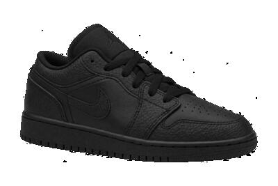 Bambini - sneaker - basse - air jordan 1 low gs retro - nero