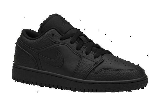 Bambini - sneaker - basse - air jordan 1 low gs retro - nero
