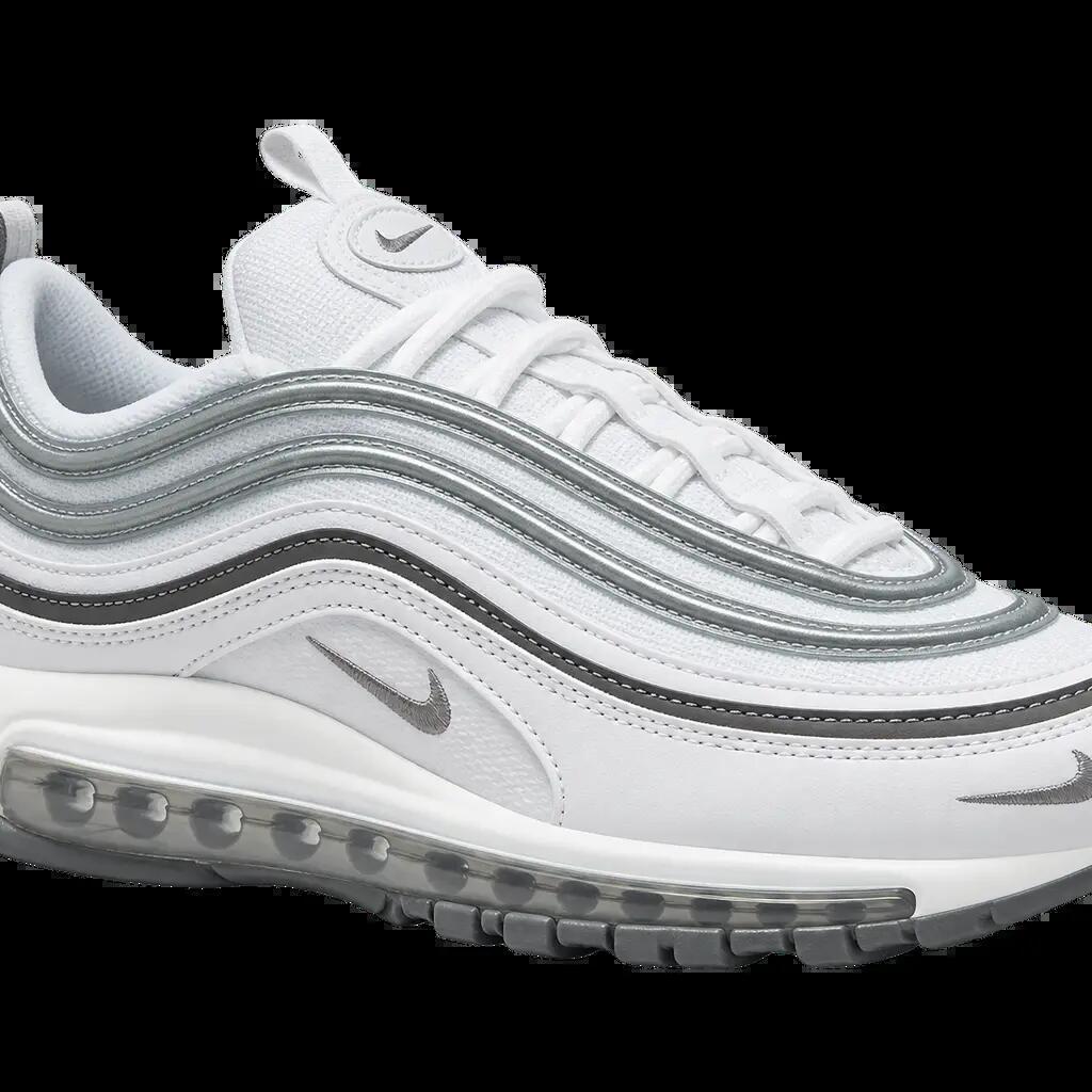 Herren - Laufschuhe - Sneaker - Low, weiß, metallic silver - Air Max 97