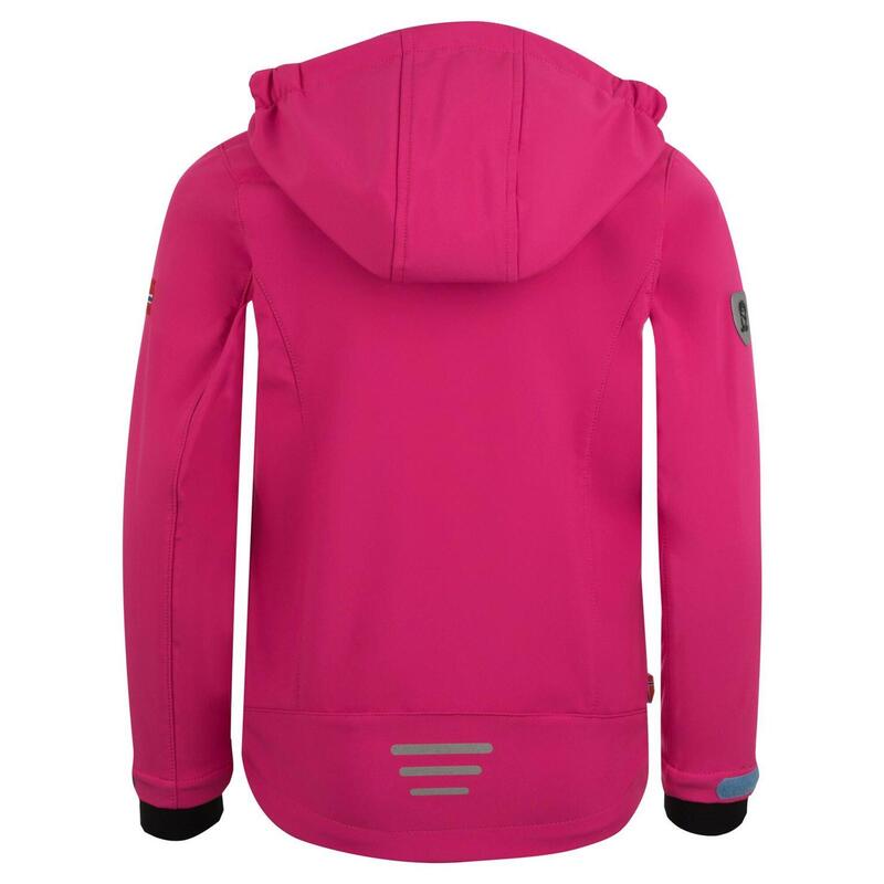 Veste pour enfants Preikestolen Imperméable Rose / Bleu moyen