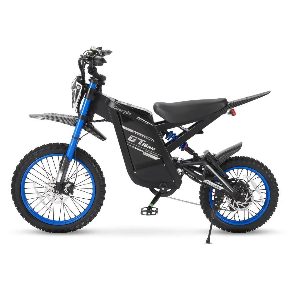 GT16 Pro - Electric fat bike - 16 inch - 250W - 7 gears - Blue 4/4