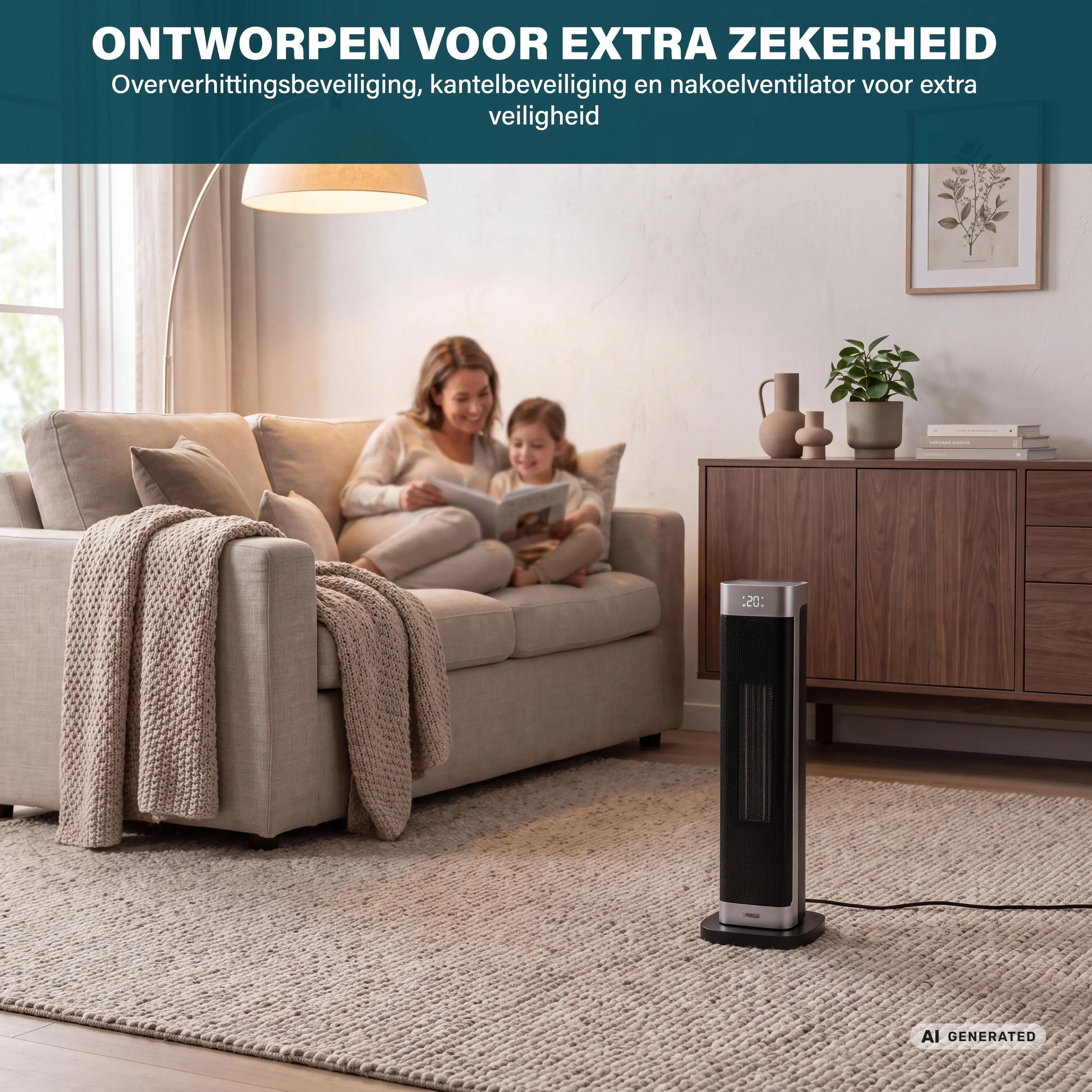 Keramische torenkachel 2200 W timerfunctie 60° oscillatie 344559 7/11