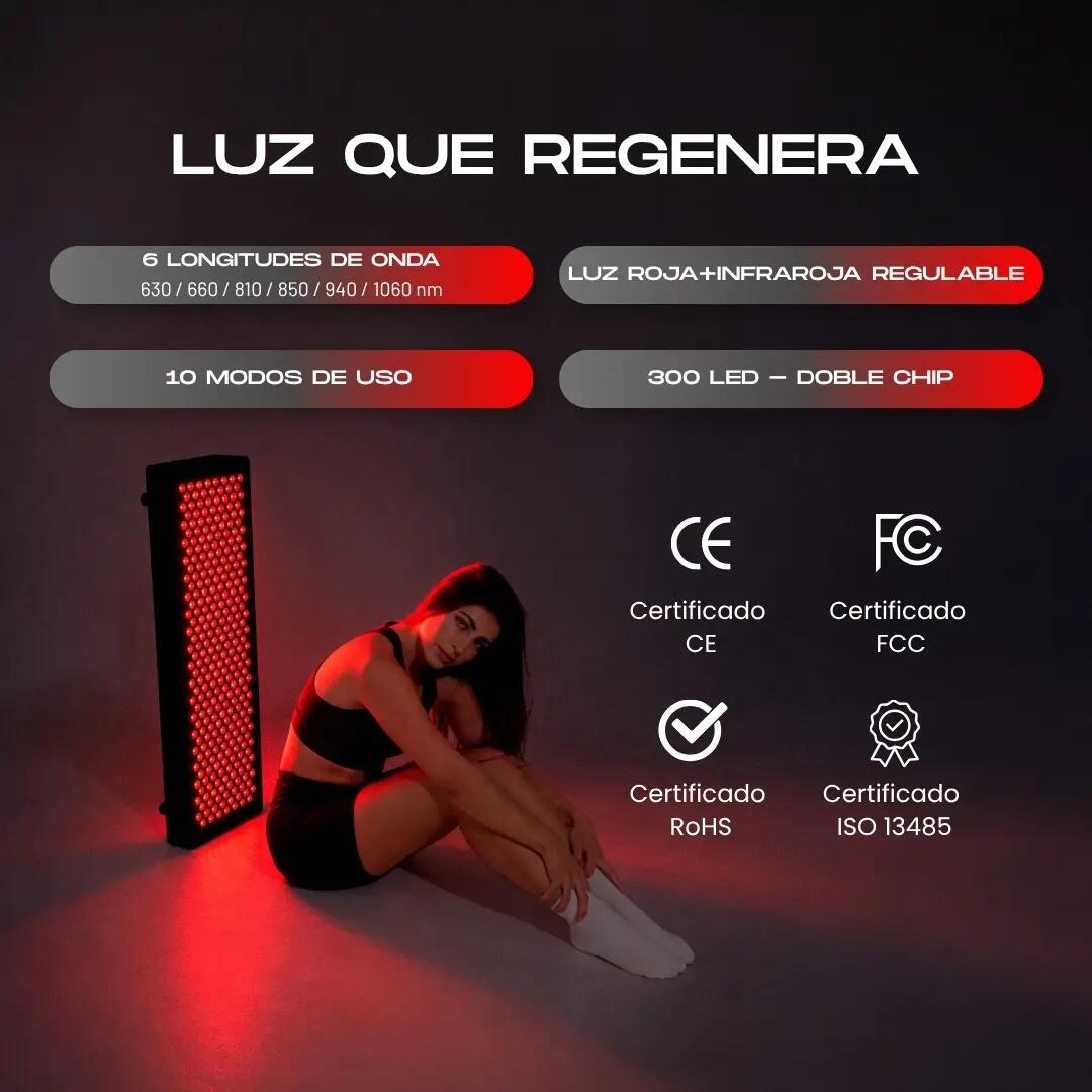 BT-LUMIA 1500 – Panneau de lumière rouge et NIR | 300 LED double puce 5/7