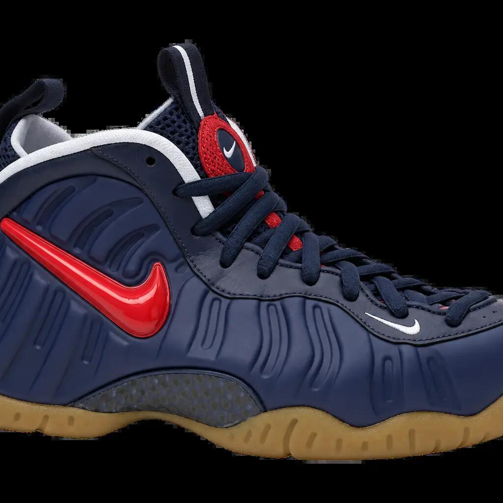 Herren - Sportschuhe - Sneaker - glänzend - Air Foamposite Pro USA - rot