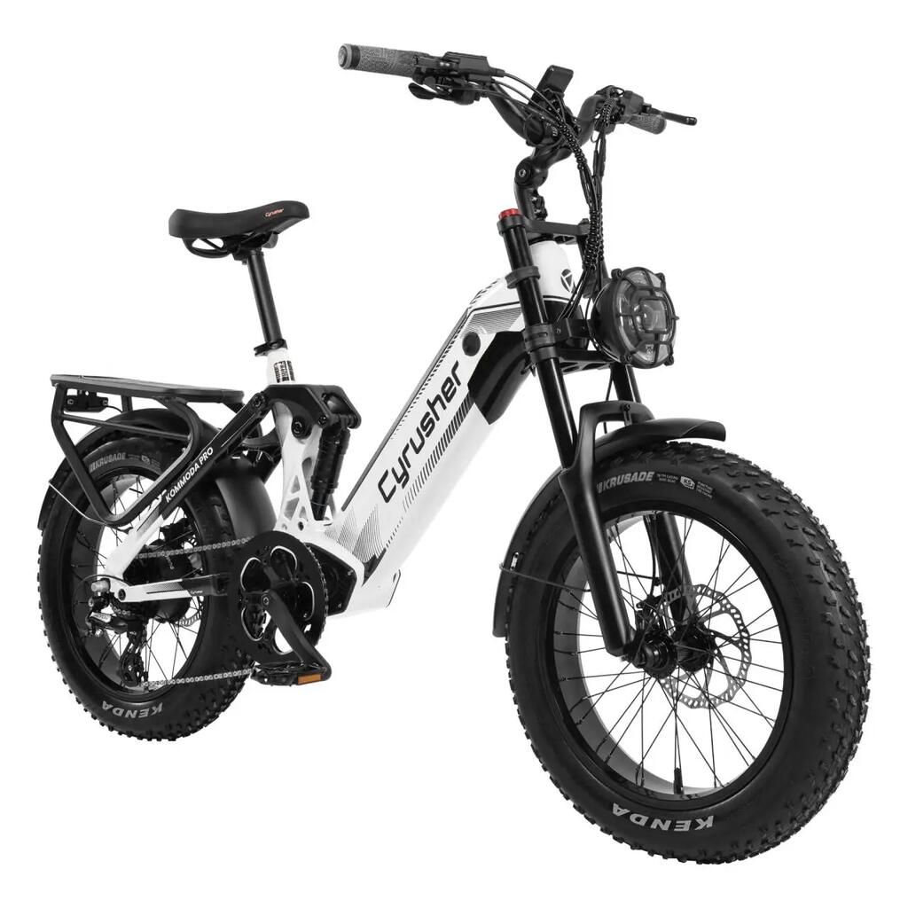 Cyrusher Kommoda Pro, батерия 52V 20Ah, гуми 20×4.0" електрически велосипед,250W