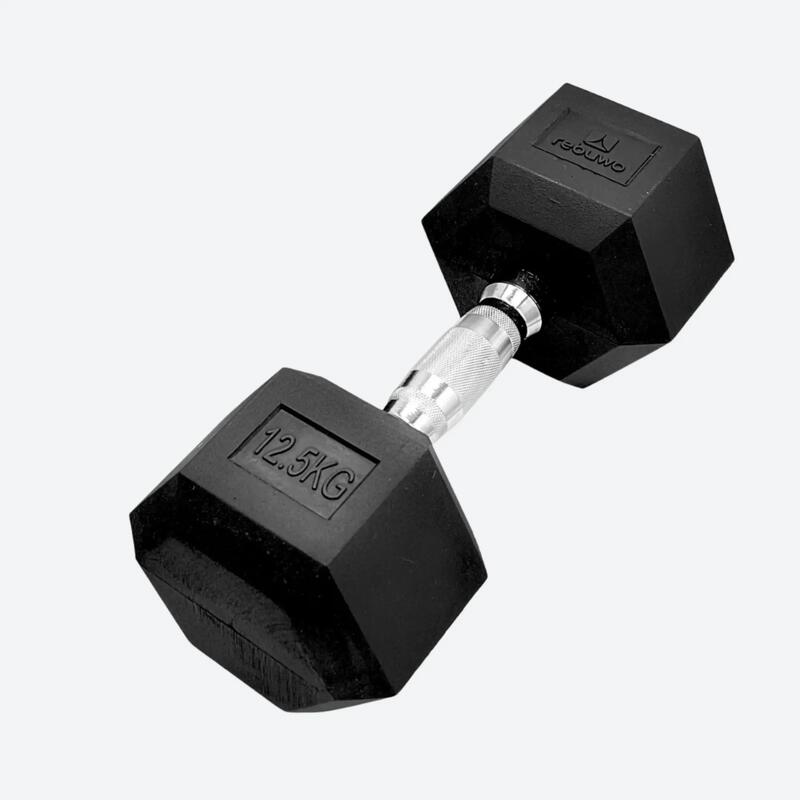 Hex Altıgen Kauçuk Kaplı Dambıl 12.5 kg 1 Adet