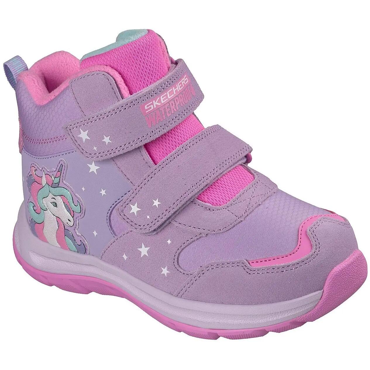 Baskets Skechers Dynamic Trail Snuggle Walks, Violet, Enfants 1/5