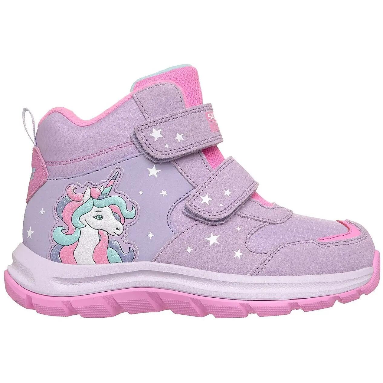 Baskets Skechers Dynamic Trail Snuggle Walks, Violet, Enfants 3/5