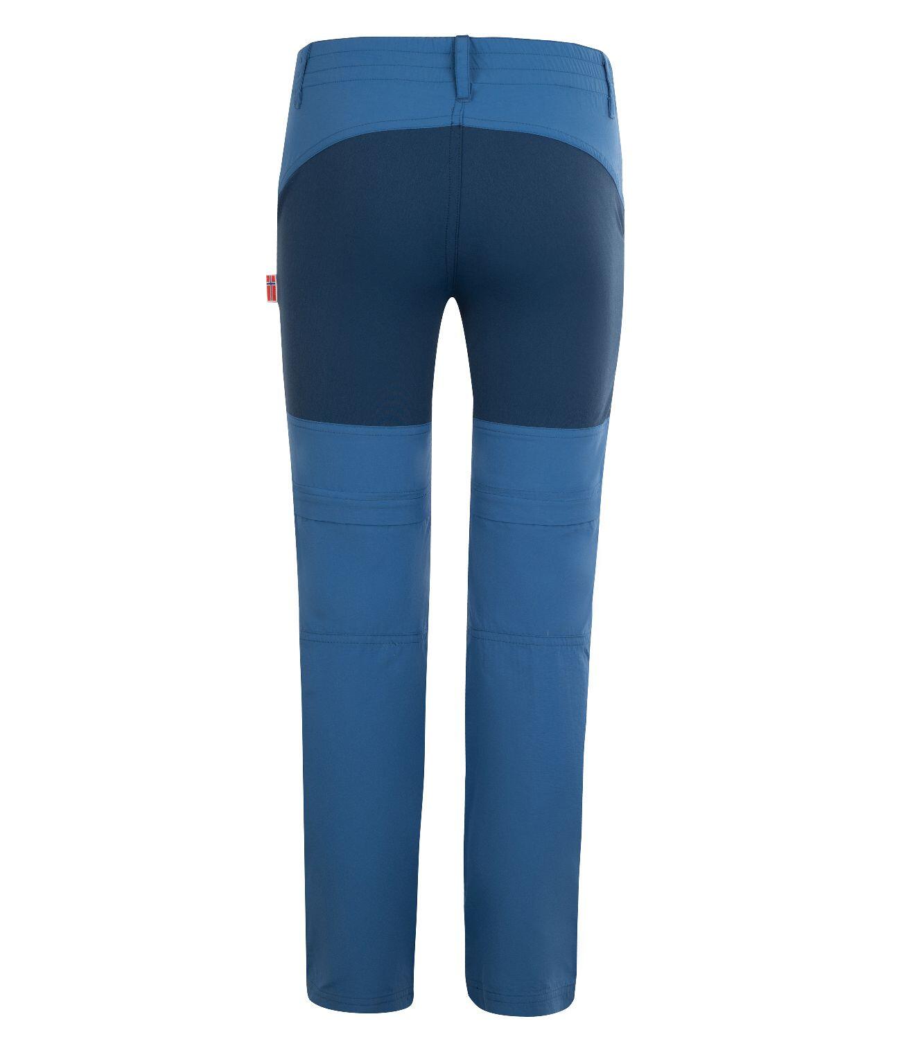 Pantalon de trekking pour enfants Nordfjord Respirant Bleu minuit 2/3