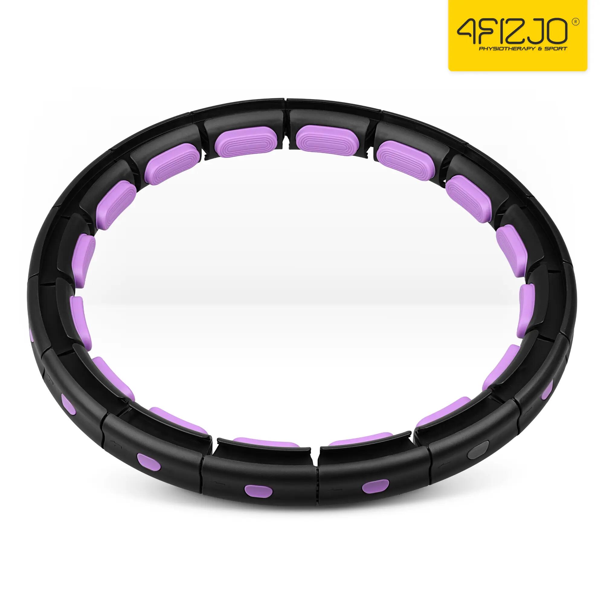 Hula hop z obciążeniem smart licznikiem regulowane 110 cm 4FIZJO 13/13