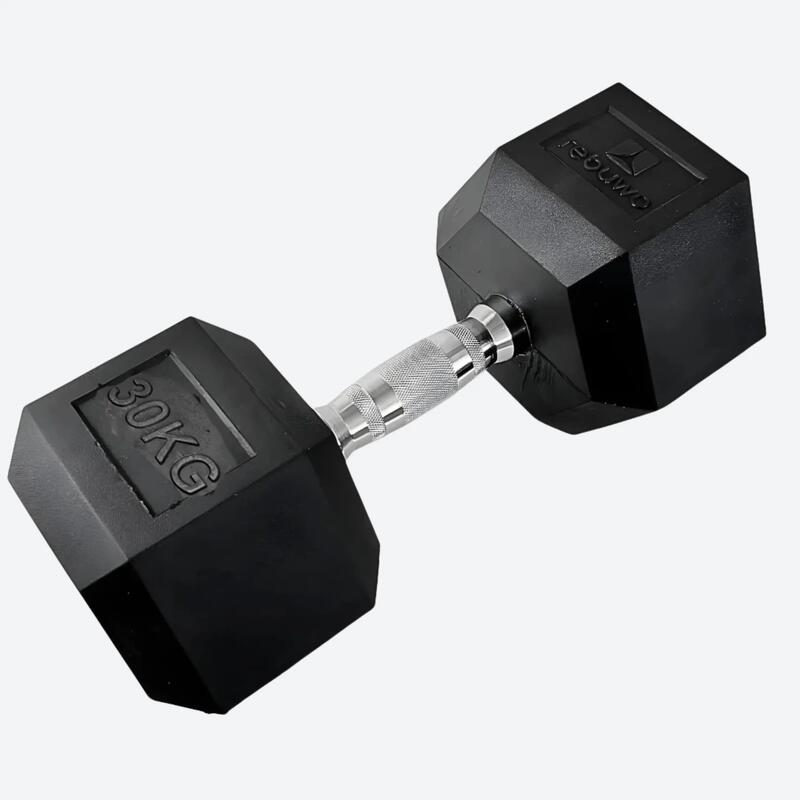 Hex Altıgen Kauçuk Kaplı Dambıl 30 kg 1 Adet