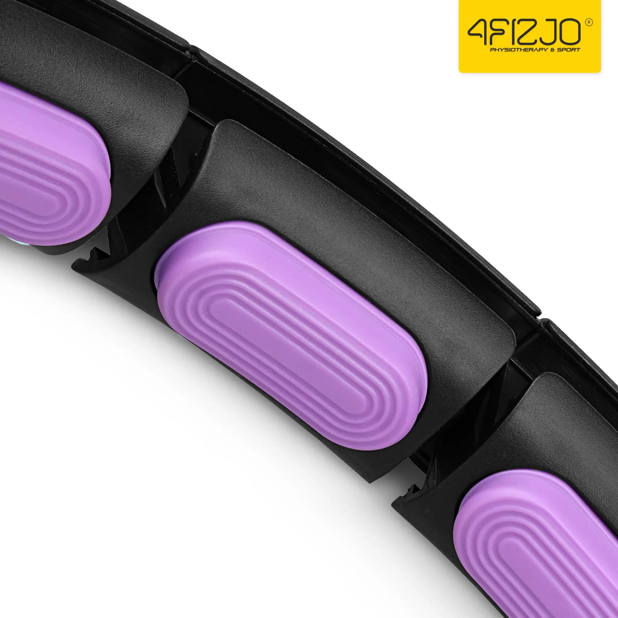 Hula hop z obciążeniem smart licznikiem regulowane 110 cm 4FIZJO 11/13