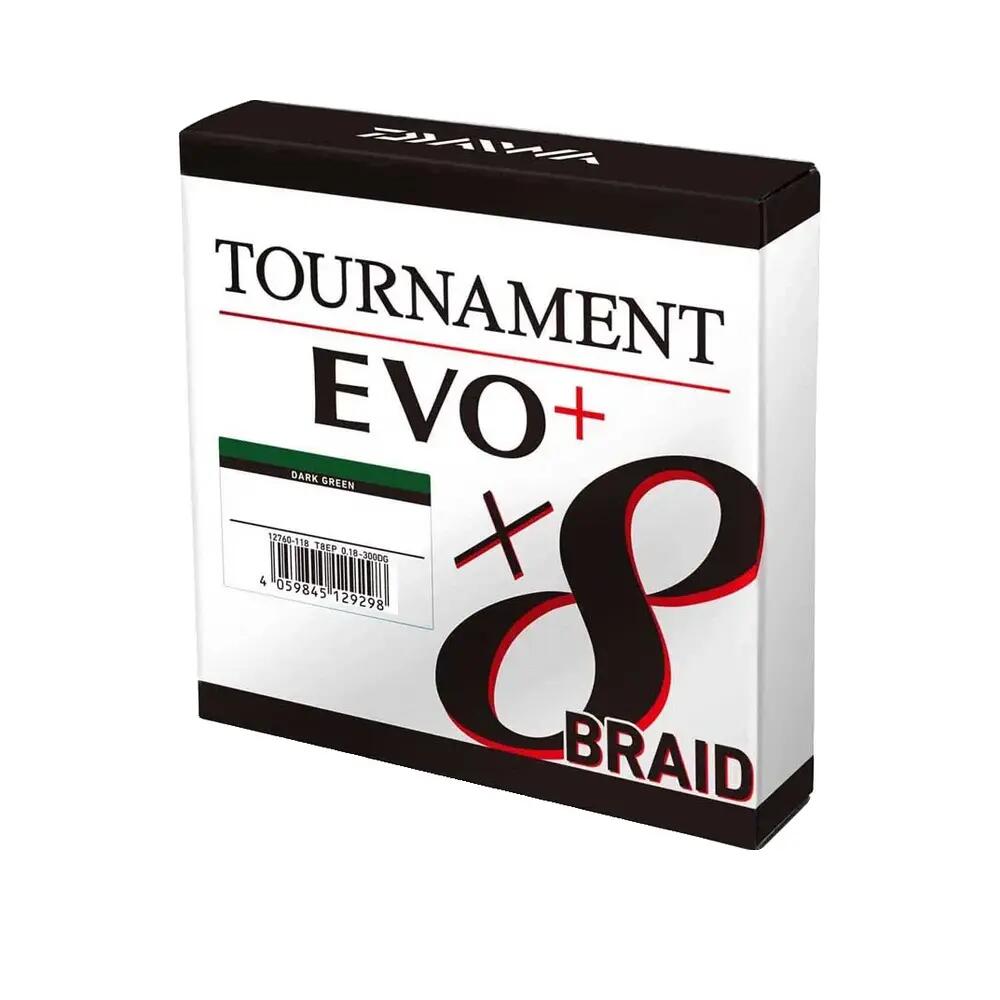 Fil de pêche tressé Daiwa Tournament X8 EVO+ Vert foncé 2/2