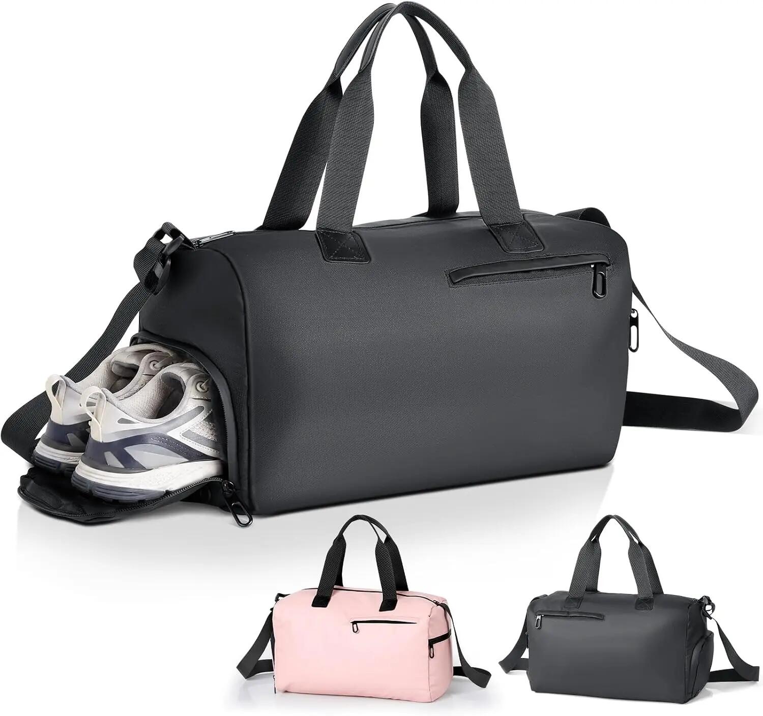 Sac de Sport, Sac Voyage avec Compartiment Chaussures Grande Sac de Sport Sacs 1/7