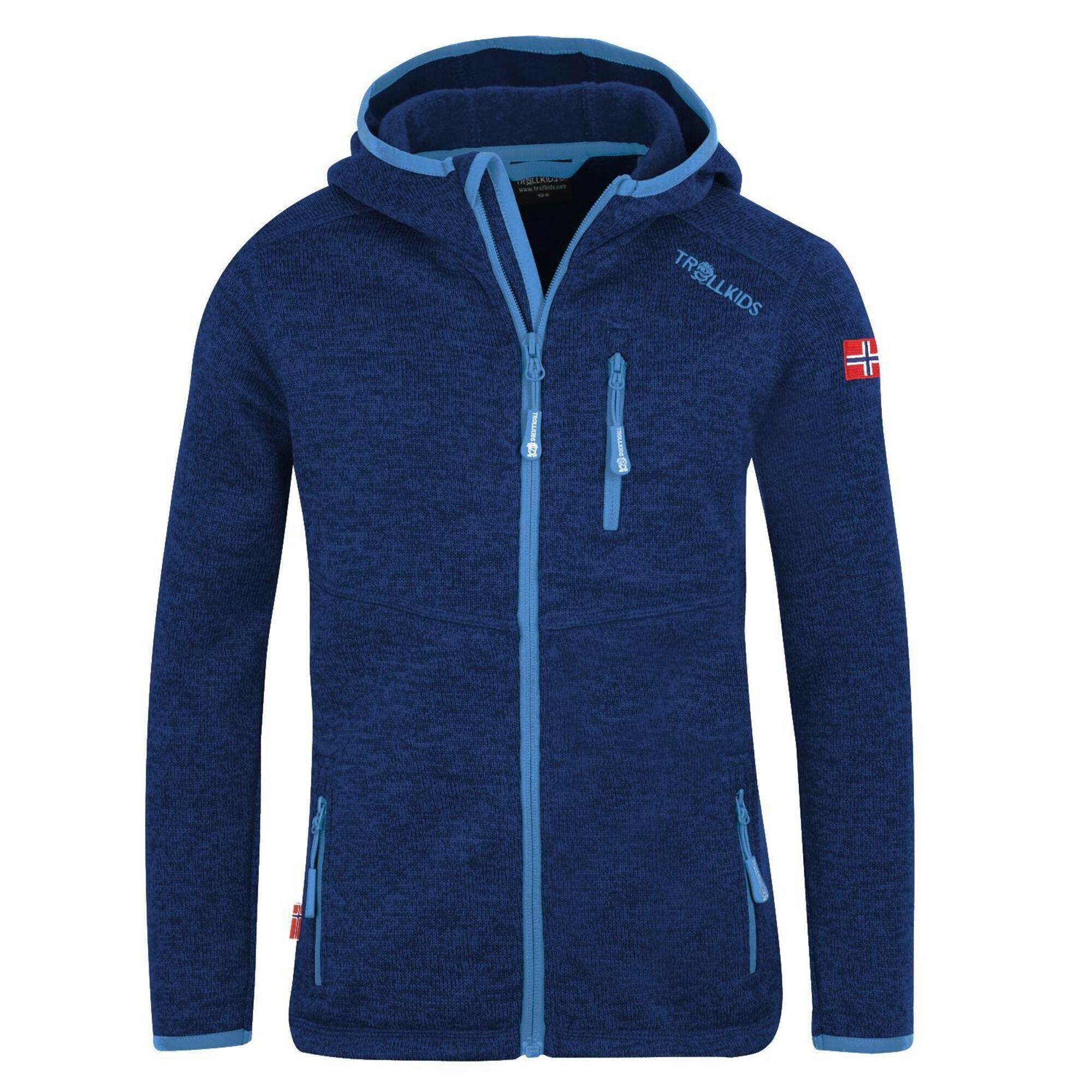 TROLLKIDS Kinder Fleecejacke Jondalen XT Französischblau