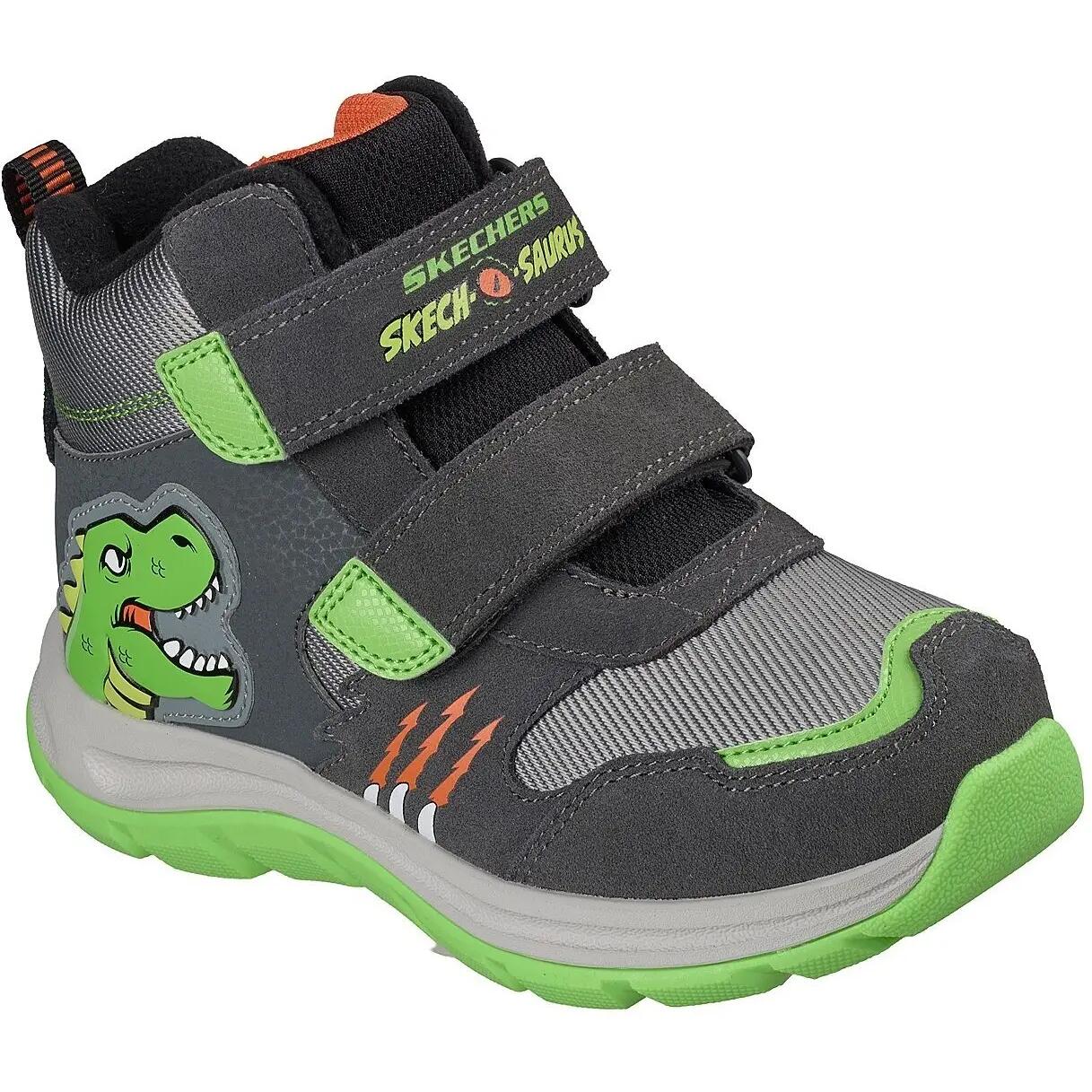 Ghete copii Skechers Dynamic Trail Dino-scouts, Gri