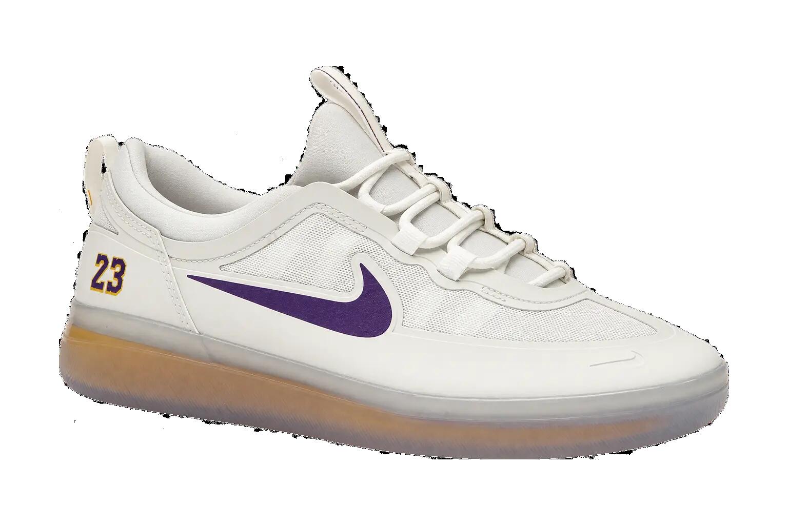 Zapatillas de skate para hombre - Nike Nyjah Free 2 SB Lakers - lila 1/1