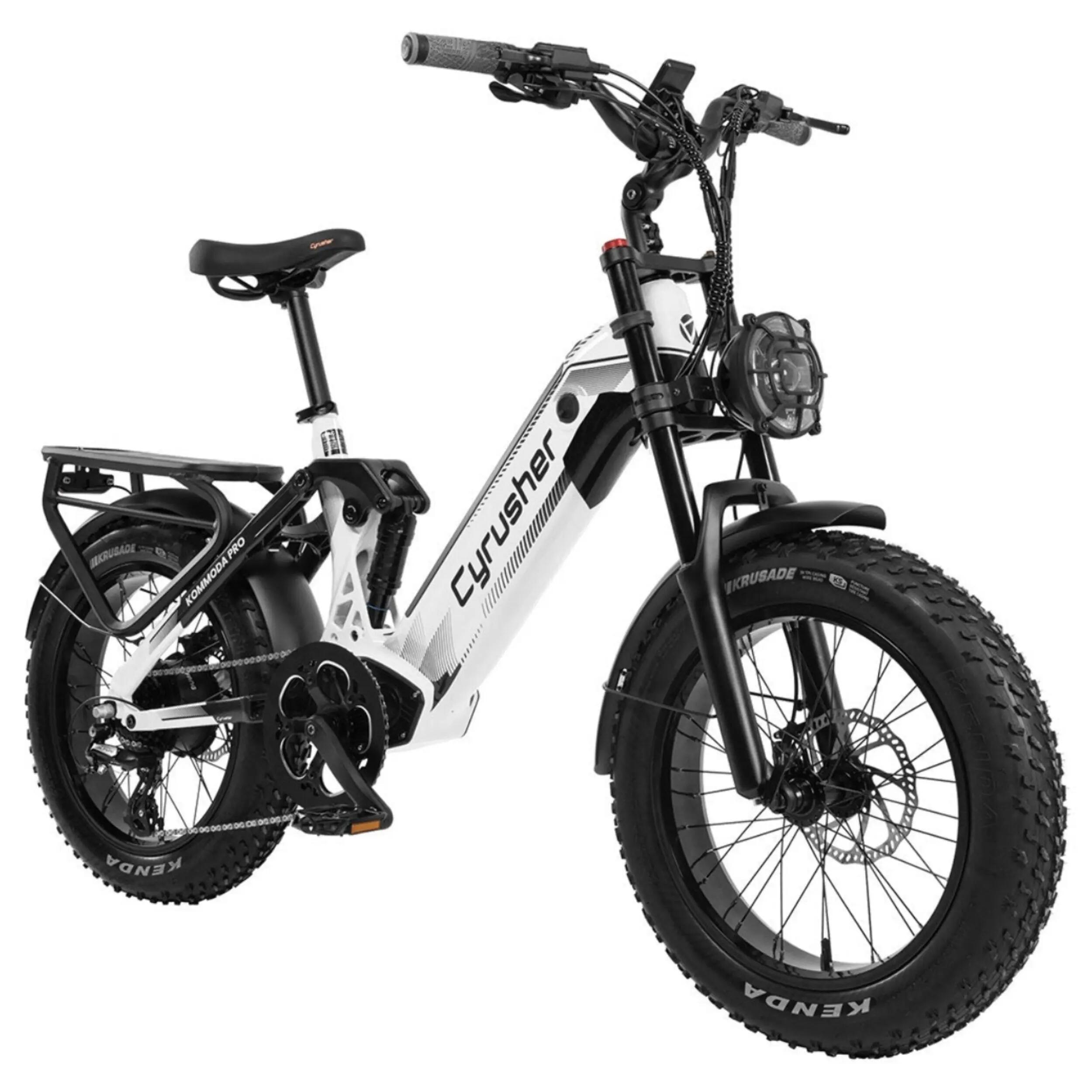 City-E-Bike für Erwachsene Cyrusher Kommoda Pro 52V20Ah Akku 100km Reichweite 2/7