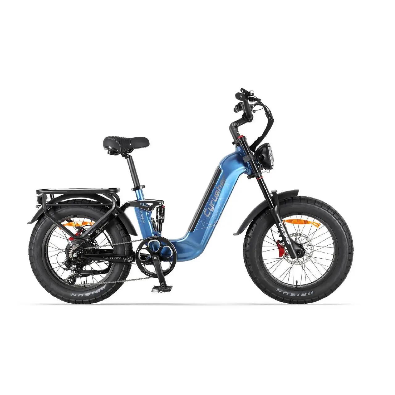 Cyrusher Kommoda 3.0, 48V 20Ah Battery, 20×4.0" Tires Electric Bike, 250W 2/3