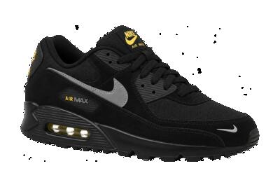 Heren - sneakers - air max 90 - zwart, yellow strike
