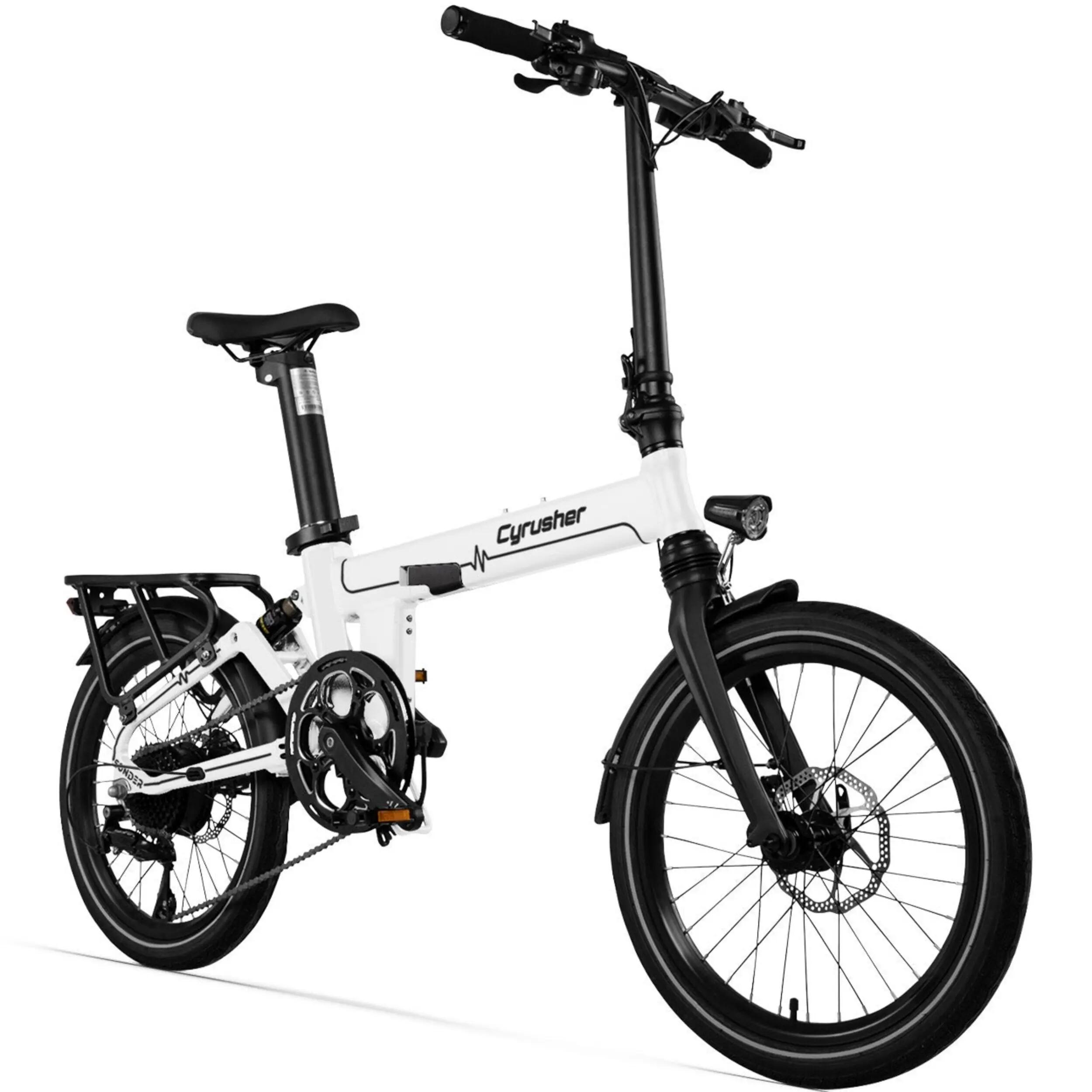 Vélo électrique urbain adulte Cyrusher Sonder 250W pneus 20" anti-crevaison 2/7