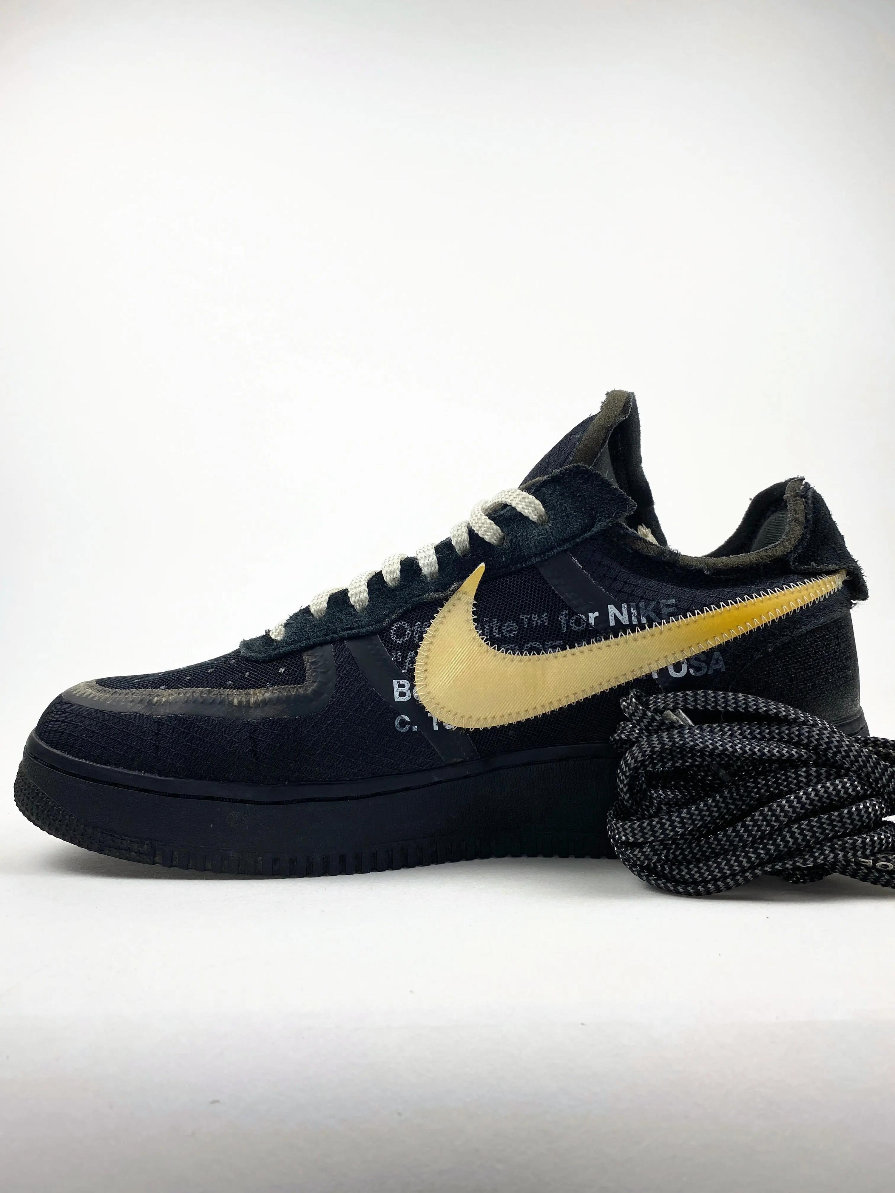 Reconditionné NIKE Baskets Homme, Air Force 1 Low, Blanc Très Bon État 4/4