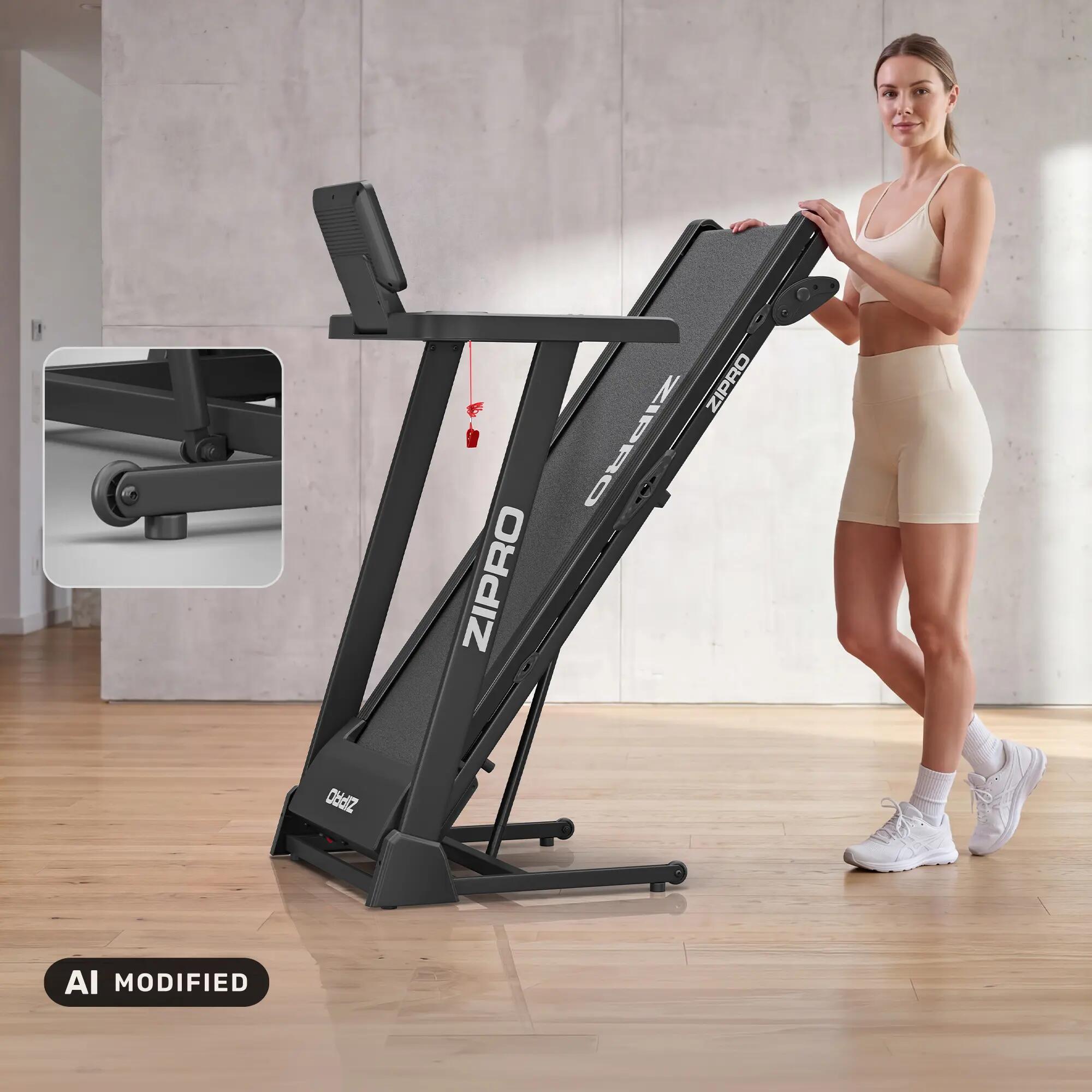 Tapis de course compact pliable Chill 14 km/h inclinaison 3 niveaux 120 kg APP 6/13