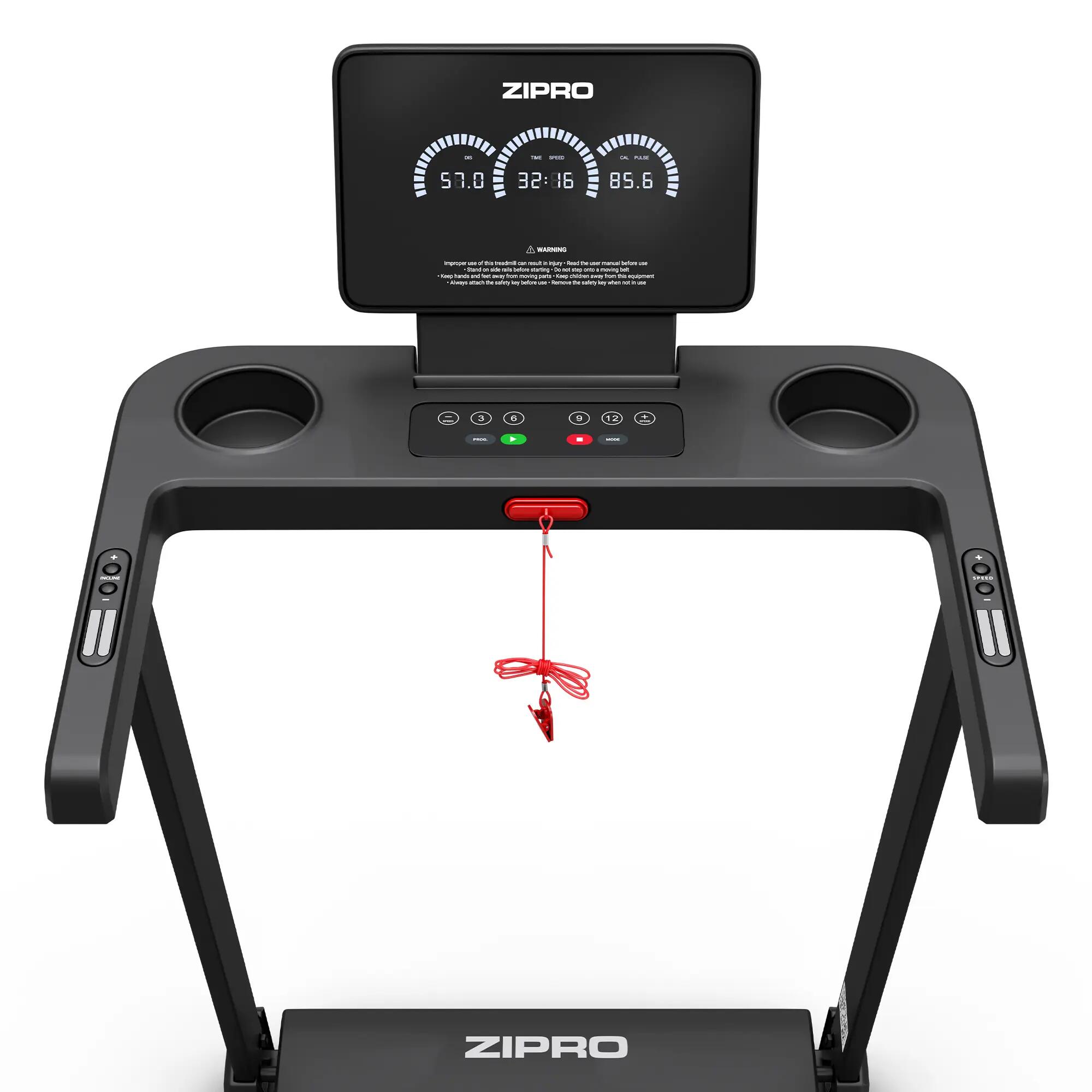 Tapis de course compact pliable Chill 14 km/h inclinaison 3 niveaux 120 kg APP 11/13