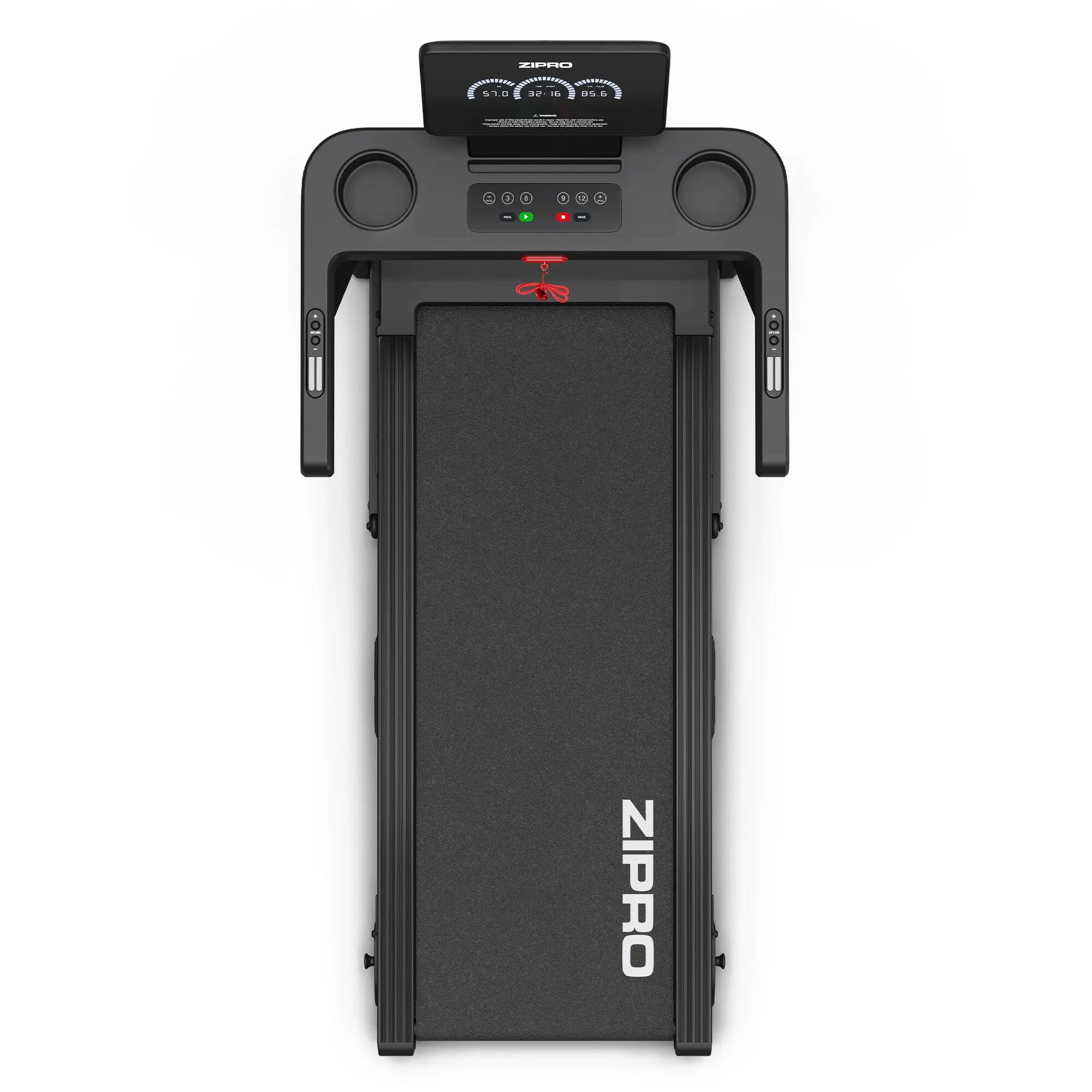 Tapis de course compact pliable Chill 14 km/h inclinaison 3 niveaux 120 kg APP 10/13