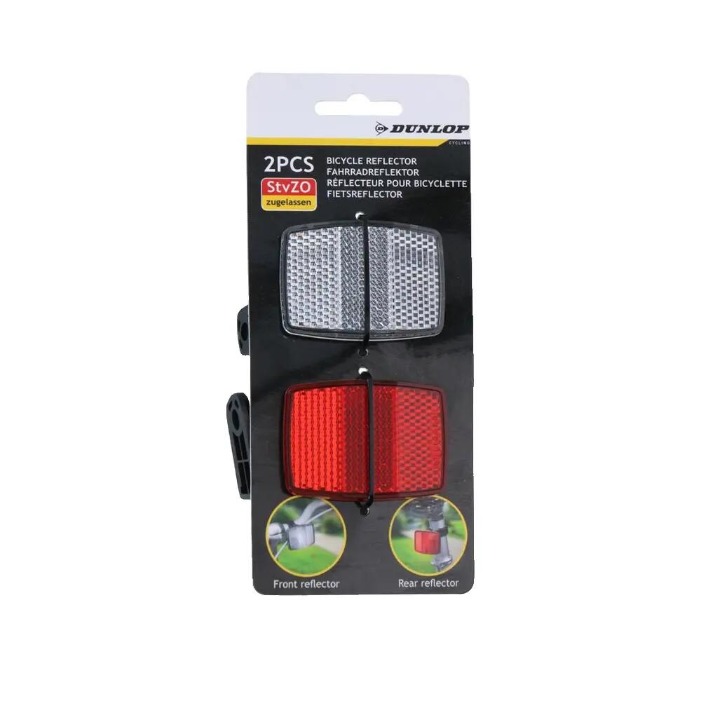 Fiets Dunlop Set van reflectoren voor en achter 10/10