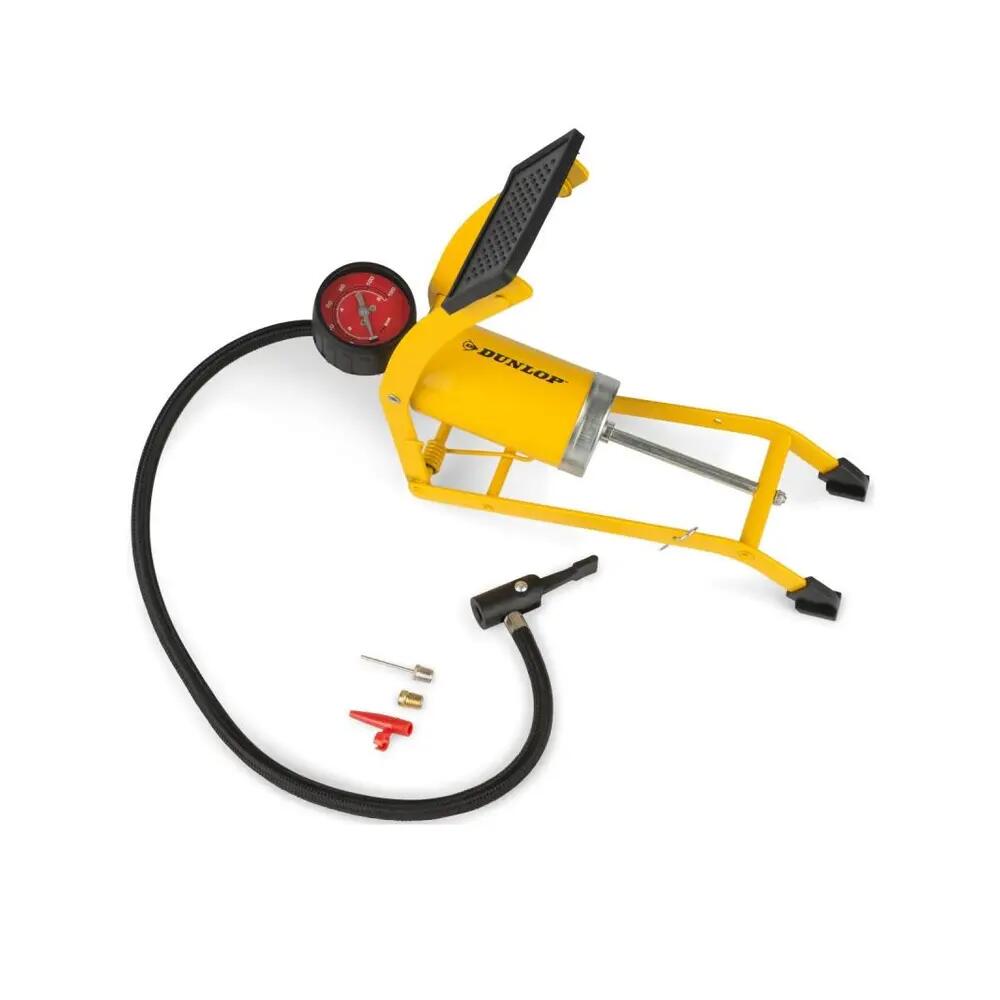 Dunlop foot pump with pressure gauge 8 bar 6/7