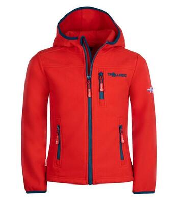 Kinder Fleecejacke Stavanger Dunkel Marine/Mystik Blau