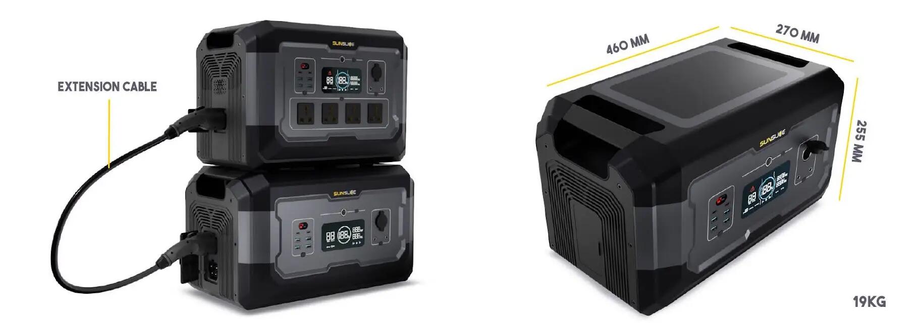 Batterie d'extension 2048 Wh LiFePO4 pour Gravity 2048 Noir 10/10