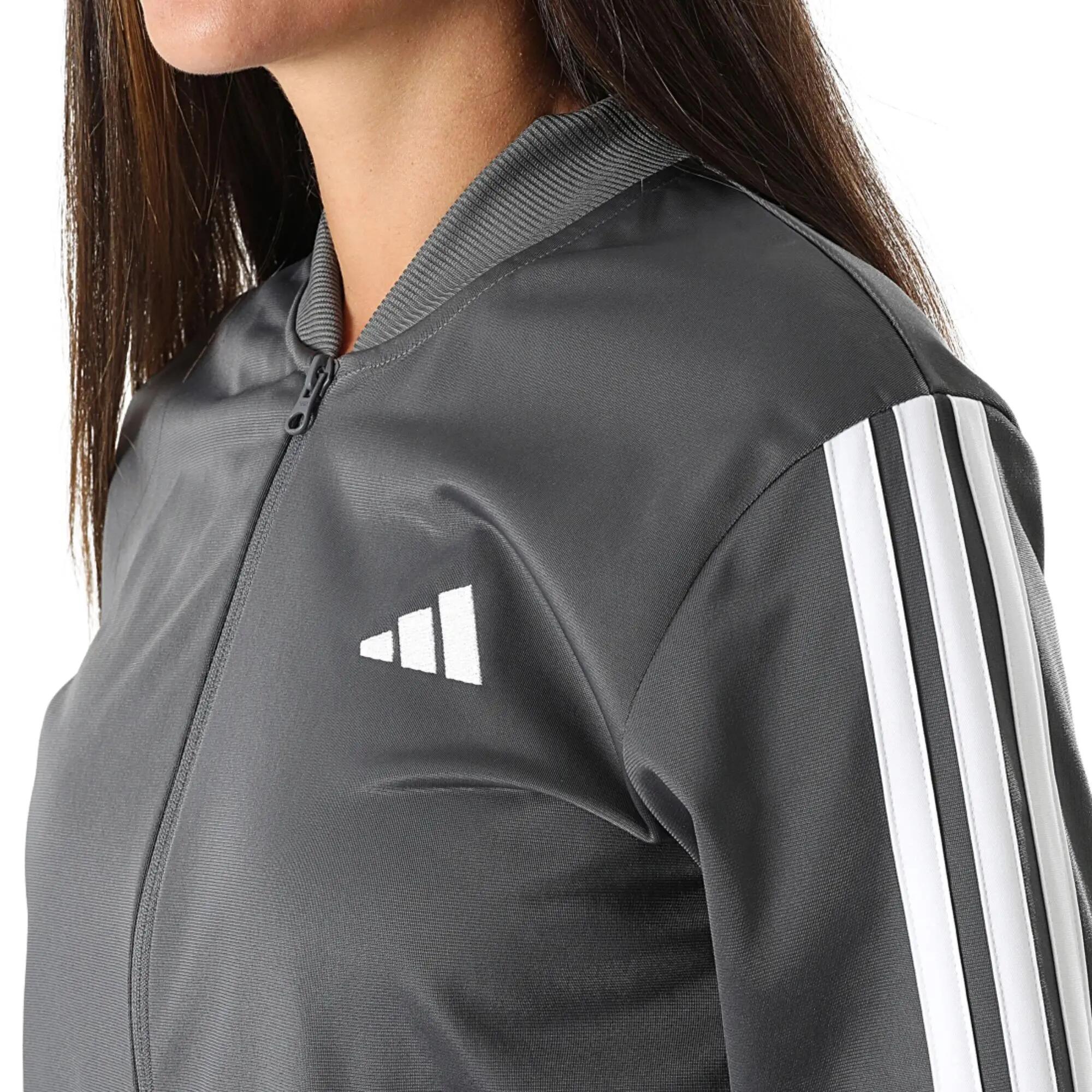 Adidas - Dames Trainingspak Full Zip Dayready, Grijs 4/9