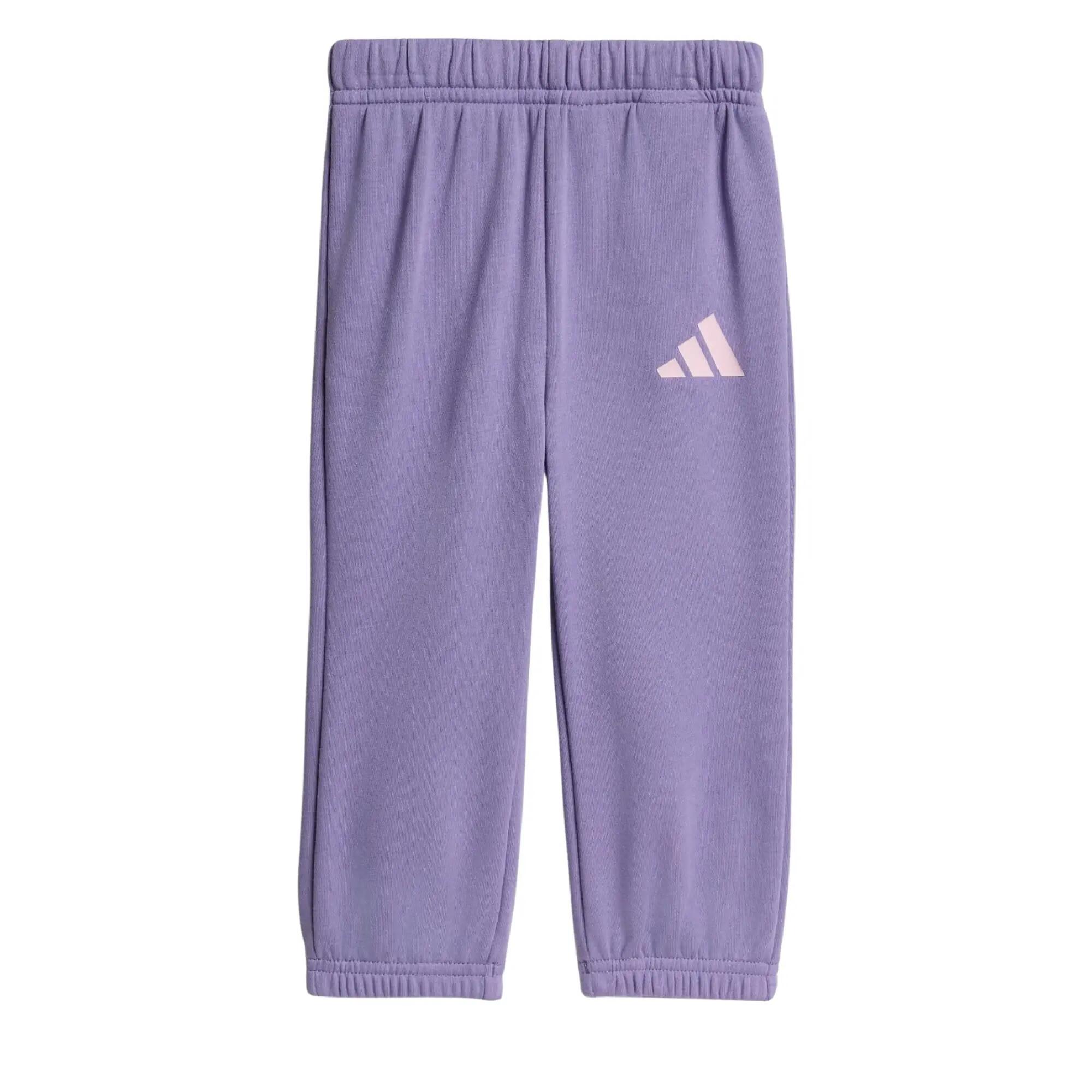 Adidas - Dres Niemowlęcy Dziewczęcy Dekolt Jogger Essentials, Fioletowy - 9-12 … 5/11