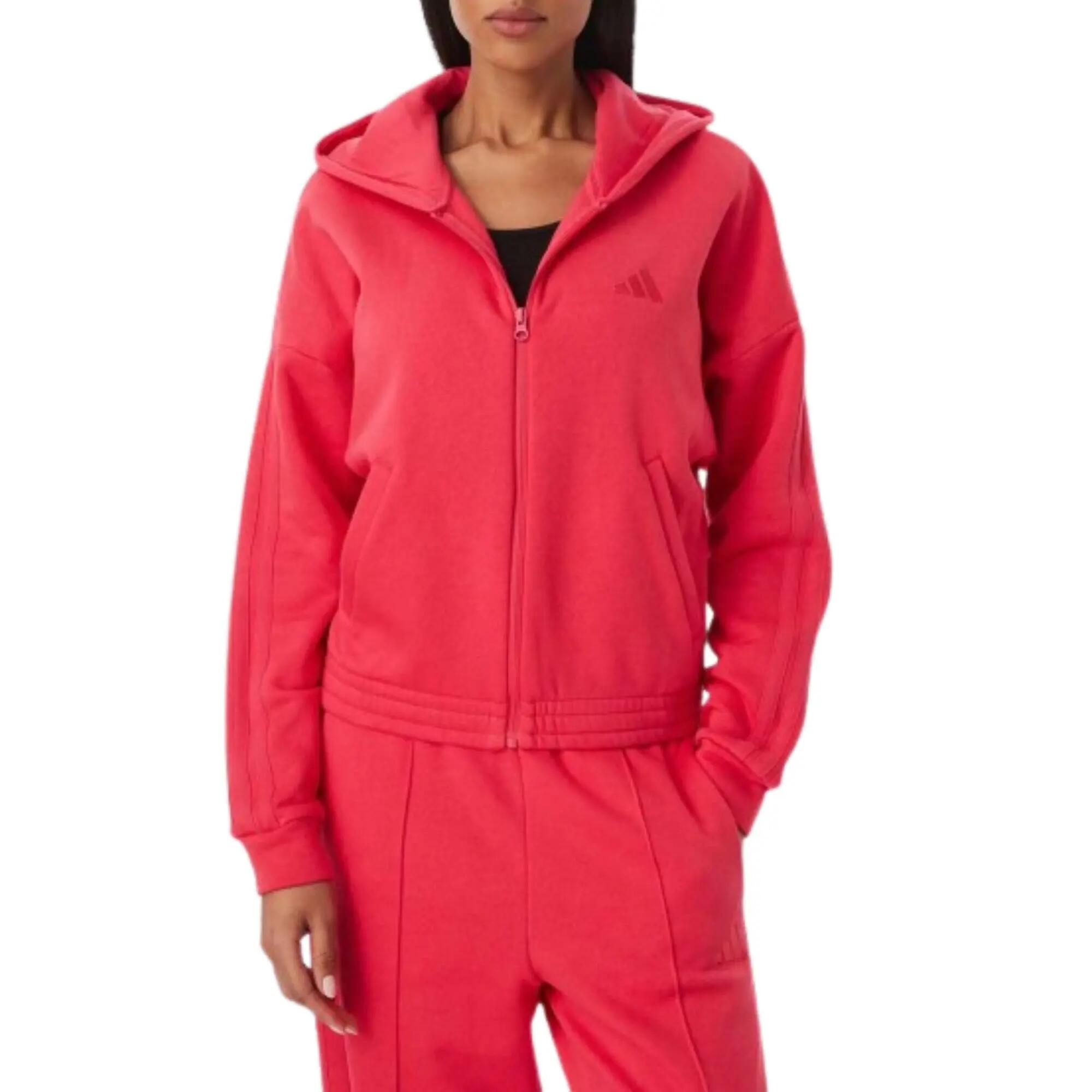 Adidas - Damski Dres z Kapturem Full Zip Energize, Różowy - L 3/10