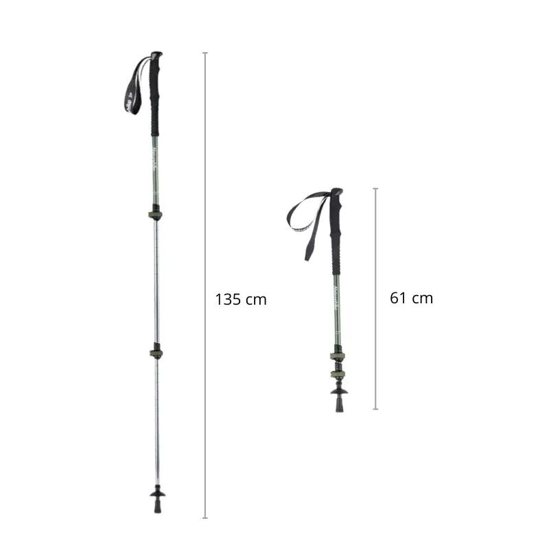 Qing Xue Base dreiteiliger Naturehike-Wanderstock 6/7