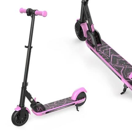 Elektrischer Kinderroller K4 mit Bluetooth, LED-Beleuchtung und 150-W-Motor