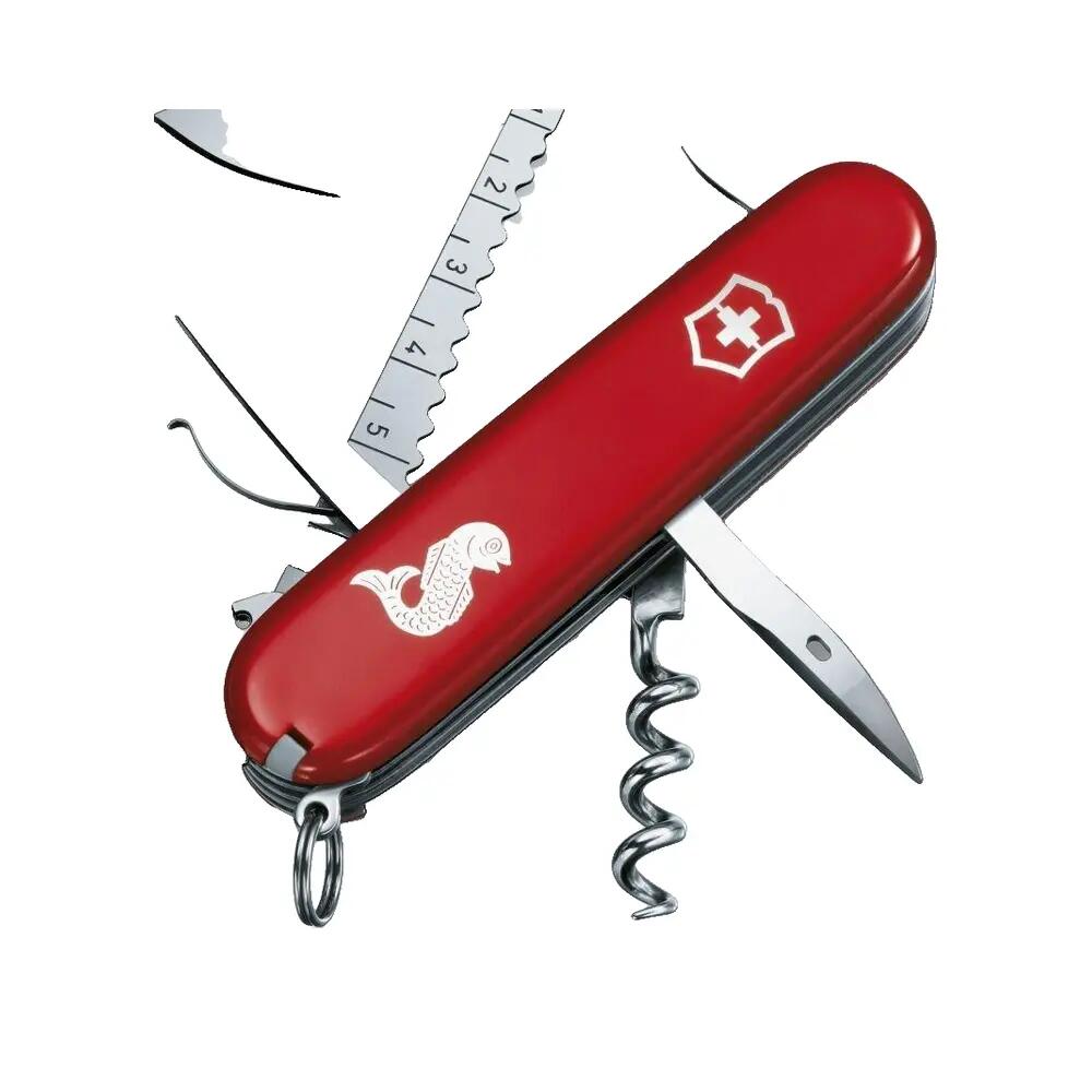 Couteau de poche Victorinox Angler 19 funções Vermelho 2/3